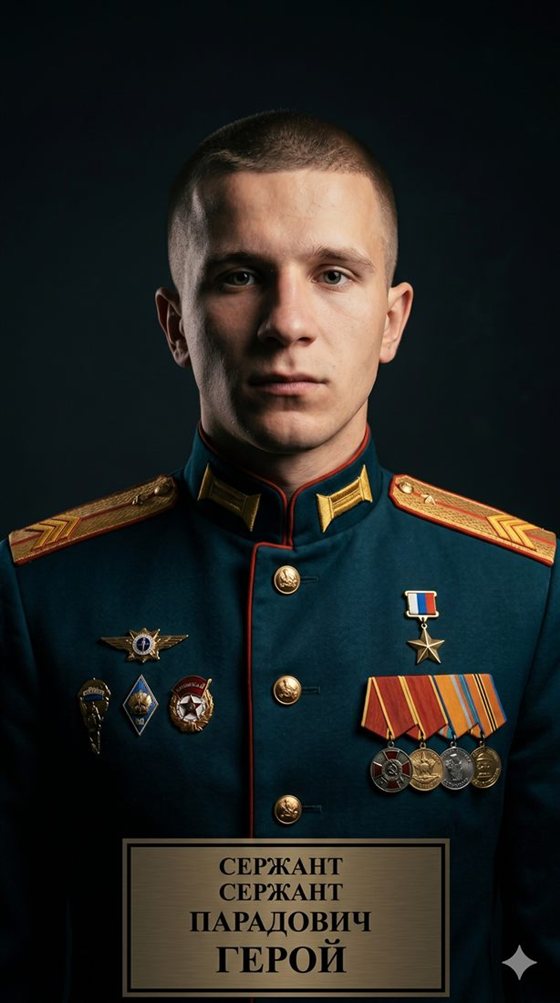 Пример страницы памяти военному